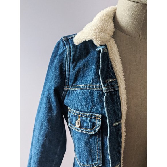 Sherpa lined Denim Jacket XS - Picture 3 of 4